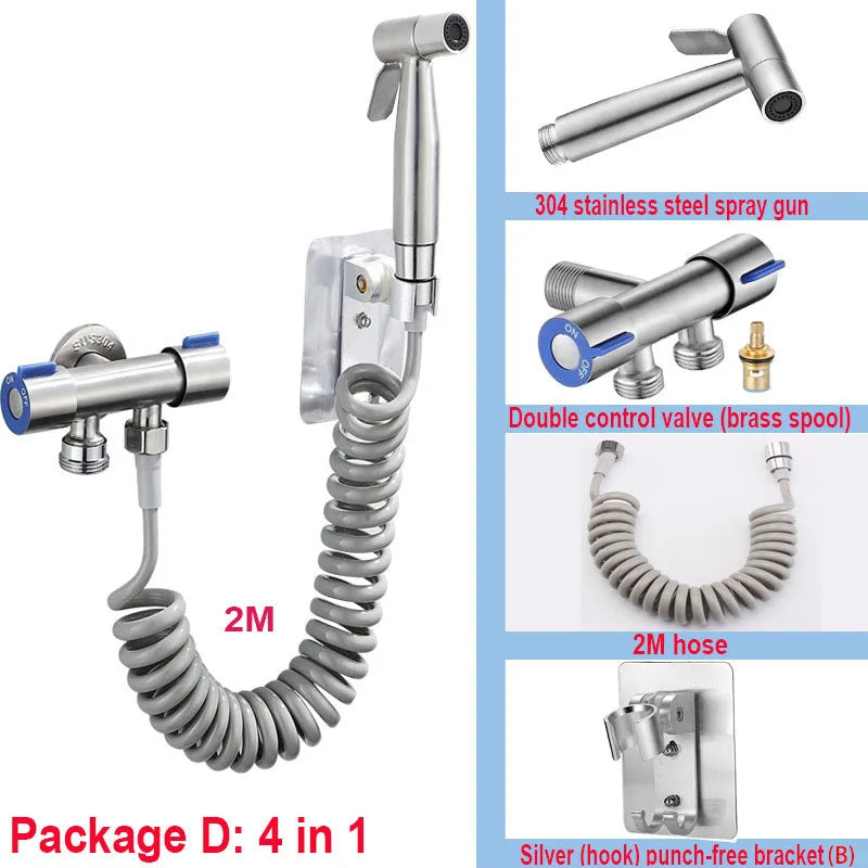 Women's washing set bidet shower toilet shower WC enema penetration anal toilet spray gun bathroom items accessories sprayer