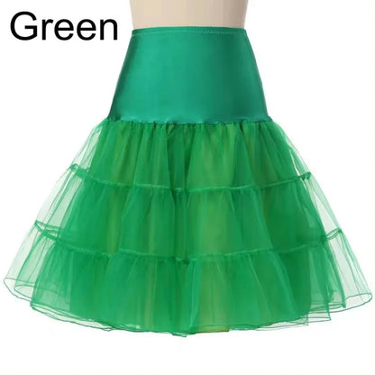 Fast Shipping Free 50s Cosplay Petticoat Rockabilly Dress Crinoline for Woman Wedding Bridal Underskirt Rockabilly Tutu