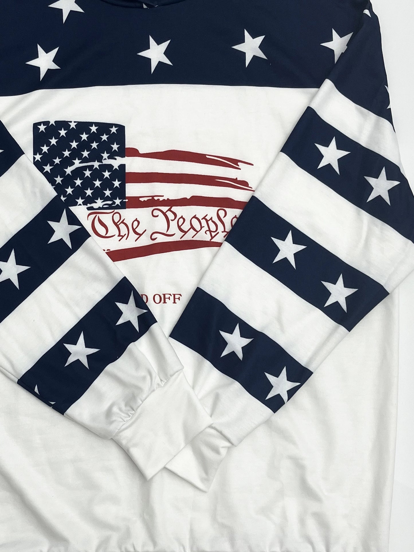 United States Flag Pattern Women's Hoodie Fashion Trend Designer Pullover Hoodies Fall New Women's Sweatshirts Y2K Clothes Tops