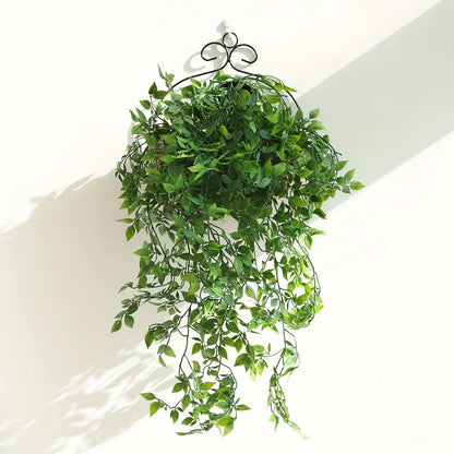 HAOSHICS Artificial Hanging Plant Mandala Vine Fake Potted Plant For Indoor Outdoor Decoration