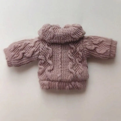 1/11 1/12 OB11 Doll Sweater Mini Knitted Sweater Kids DIY Handmade Top Casual Dress Multicolored Dressing Clothes Doll Accessory