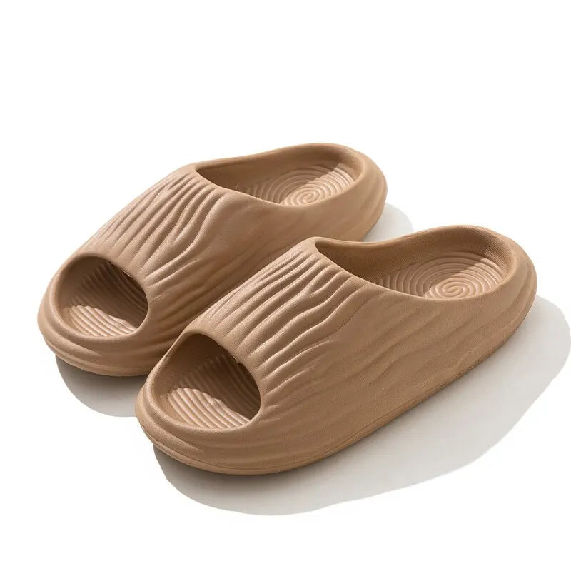 Unisex Eva Thick-soled Non-slip Odor-resistant Outdoor Slippers For Men Women Wearing At Home