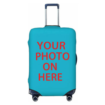 Custom Personalized Custom Photo Logo Luggage Cover Cute Customized DIY Print Suitcase Protector Covers Suit For 18-32 inch