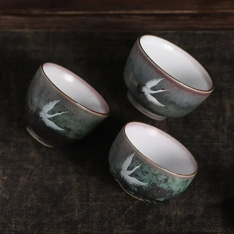 1pcs Japanese Style Ceramic Coffee Cup Porcelain Personal Single Pottery Tea Cups Drinkware Wine Mug Water Mugs Wholesale