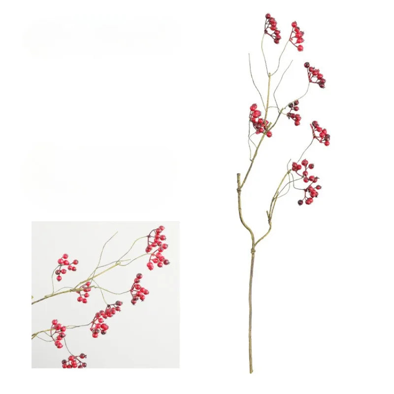 Artificial Withered Branches Berry Flower Flores Artificiales Home Nordic Decor Wedding Party Room decoration