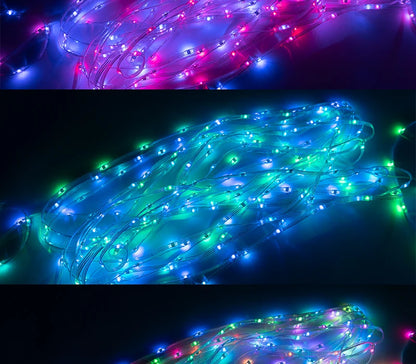 5V 12V WS2811 WS2812 3PIN Clear Lense LED String Lights Dream Color RGBIC Addressable Individually Fairy Seed Pixels Light 