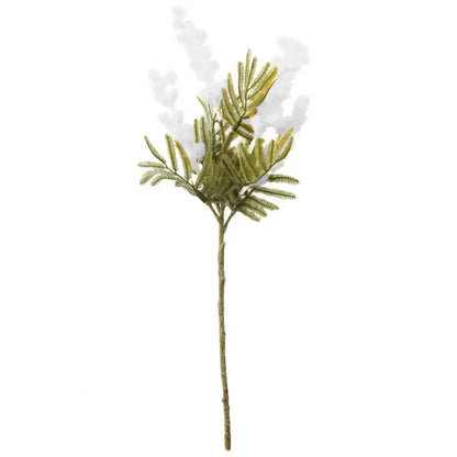 38cm Artificial Acacia Flower Yellow Mimosa Simulation Wattle Plant Branch Home Decoration Desktop Decor flores artificiales