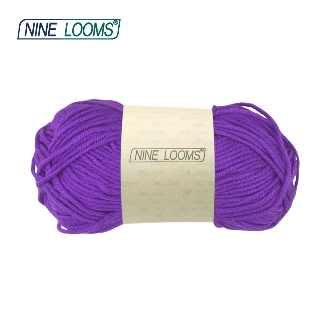 NINE LOOMS Acrylic Crochet Yarn 50g Soft 5-Strand Thread Doll Fabric Baby Blanket Sweater Scarf Hand Knitting Needlework Craft