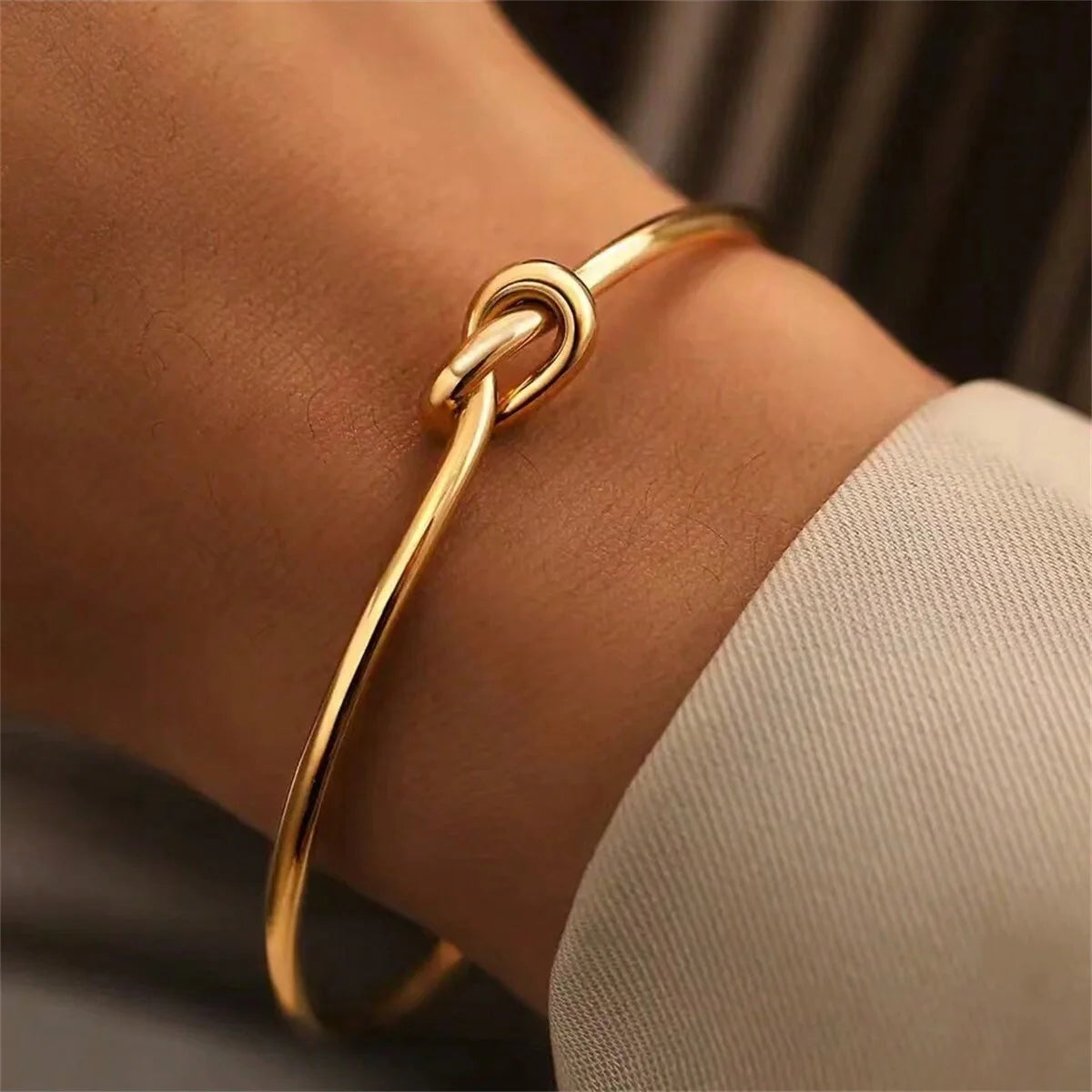 2024 New Vintage 18K Gold Plated Stainless Steel Chain Bracelet for Women Men Couple Fashion Jewelry Gift