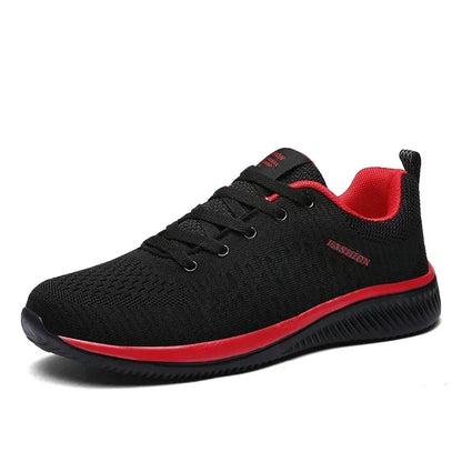 Breathable Sneakers Men Sport Running Shoes Women Light Athletic Shoes Leather Men Casual Flats Trail Walking Shoe Plus Size 45