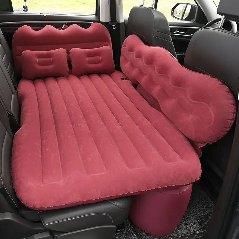 Car Travel Bed Automatic Air Mattress Sleeping Pad Inflatable BackSeat Bed Outdoor Cushions Camping Sofa Bed Accessories for Car