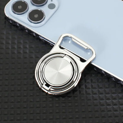 2022 New Smartphone Finger Ring Magnetic Support Metal Mobile Holder 360 Degree Phone Grip Stand For Iphone Ipad Tablet Mount