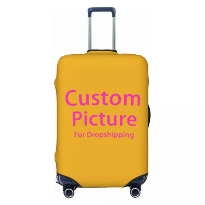 Custom Personalized Custom Photo Logo Luggage Cover Cute Customized DIY Print Suitcase Protector Covers Suit For 18-32 inch