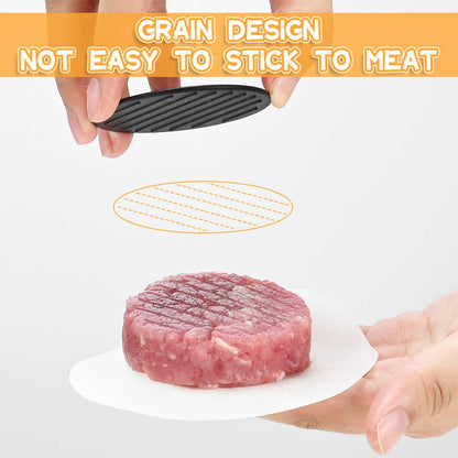 Hamburger Meat Press Maker Round Shape Non-Stick Stuffed Burger Patties Beef Grill Pie Press Mould Maker Kitchen Accessories