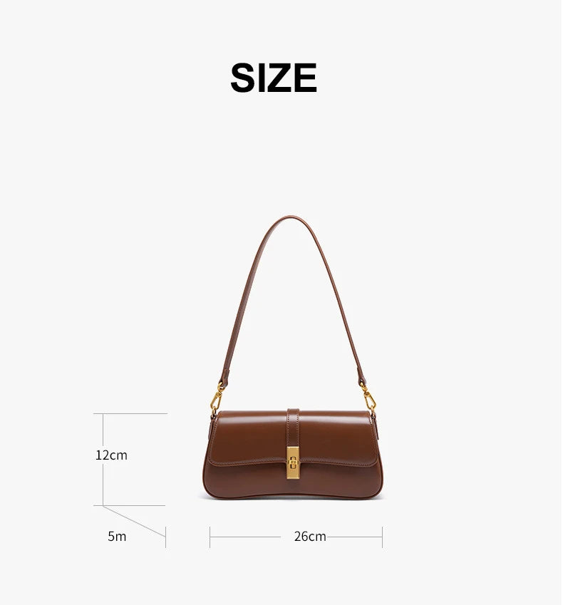 Cowhide Women's Shoulder Bag Luxury Designer Genuine Leather Women Crossbody Square Bags High Quality Fashion Female Handbag