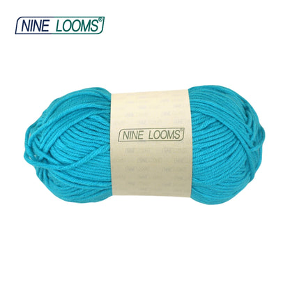 NINE LOOMS Acrylic Crochet Yarn 50g Soft 5-Strand Thread Doll Fabric Baby Blanket Sweater Scarf Hand Knitting Needlework Craft