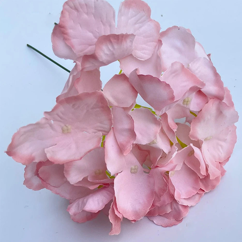 European Retro Fall British Hydrangea Artificial Small Branch Silk Flower DIY Wedding Scrapbook Artificiales Flowers House Decor