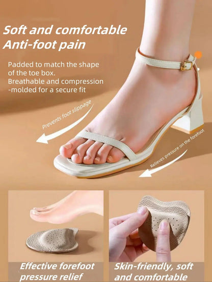 2 Pairs Of Ladies Sandal Forefoot Cushion High Heel Non Slip Foot Care Insole The Shoe Self Adhesive Stickers