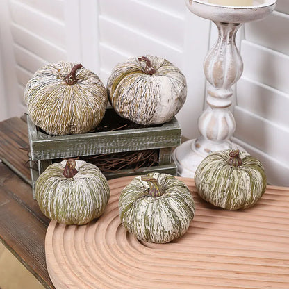 1 set of realistic country artificial pumpkins, vibrant fall home decor, Thanksgiving harvest Festival and fall decor