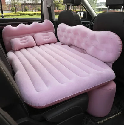 Car Travel Bed Automatic Air Mattress Sleeping Pad Inflatable BackSeat Bed Outdoor Cushions Camping Sofa Bed Accessories for Car