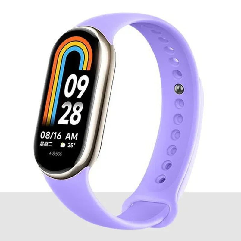 Strap For Mi band 8 xiaomi 8 NFC Bracelet Sport Belt Silicone Replacement Smartwatch Bracelet Watchband Xiaomi Mi Band 8 Strap