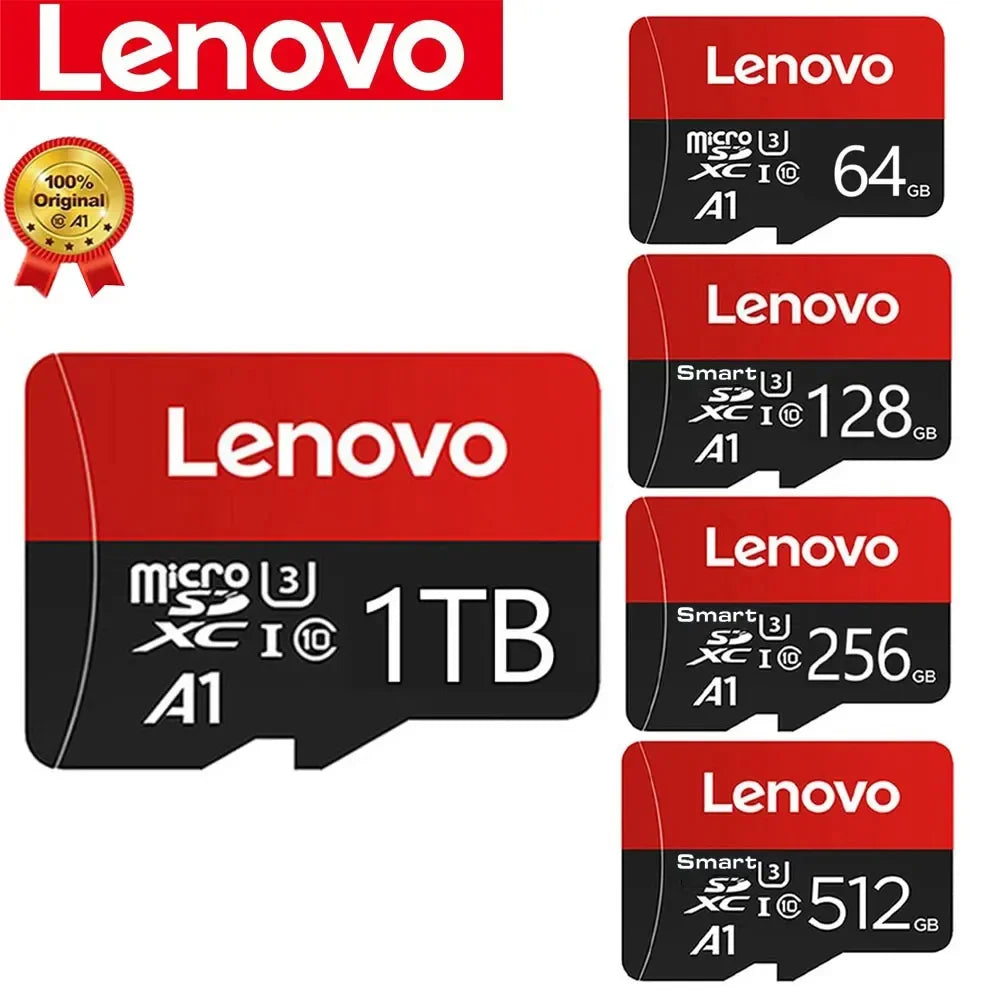 1TB Lenovo Micro SD Card Mini Memory Card Class 10 High Speed  A1128GB 256GB U3 4KCartao De Memoria Flash Memory TF Mecard C10