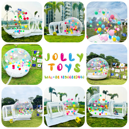 JOLLY TOYS Inflatable Bubble House, PVC material, Mexico overseas warehouse, free delivery only to Mexico