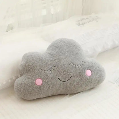 New Stuffed Cloud Moon Star Raindrop Plush Pillow Soft Cushion Toys For Children Baby Kids Girl Christmas Gift Room Car Decor