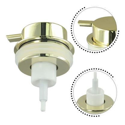 High Quality Practical Bathroom Accesories Push Pump Head Hotel Hand Body Wash 10.7x8cm 1CC Volume 1pcs Chrome