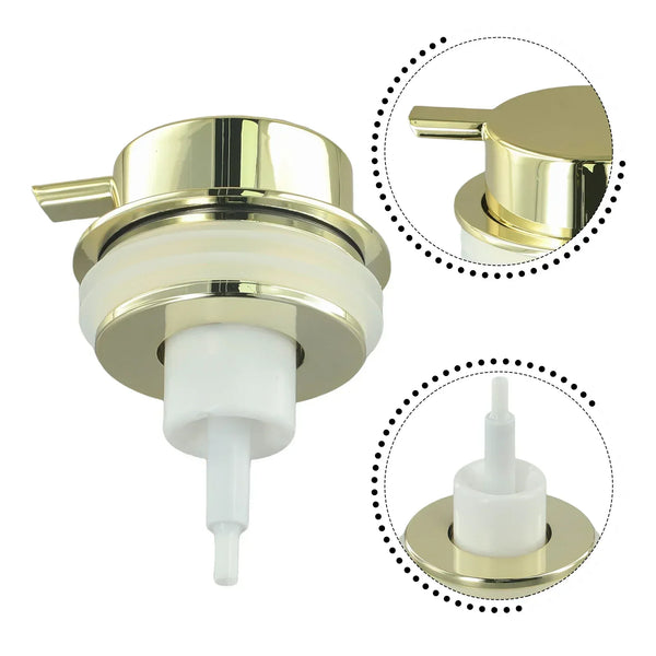 High Quality Practical Bathroom Accesories Push Pump Head Hotel Hand Body Wash 10.7x8cm 1CC Volume 1pcs Chrome