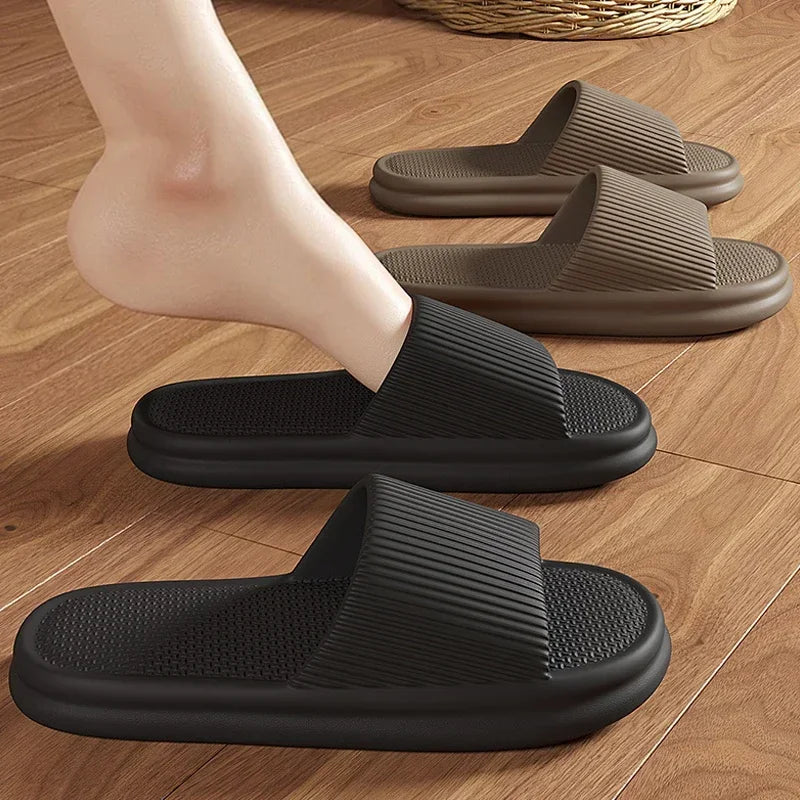 Soft Cloud Slippers for Men Flip Flops Beach Sandals Bathroom Non-Slip Slides Men Women Slippers Indoor House Shoes Male Slipper