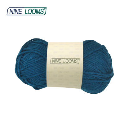 NINE LOOMS Acrylic Crochet Yarn 50g Soft 5-Strand Thread Doll Fabric Baby Blanket Sweater Scarf Hand Knitting Needlework Craft