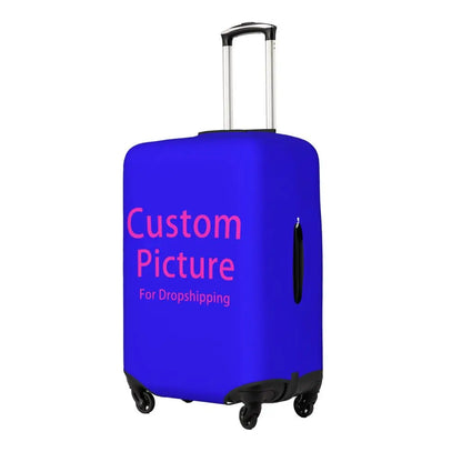 Custom Personalized Custom Photo Logo Luggage Cover Cute Customized DIY Print Suitcase Protector Covers Suit For 18-32 inch