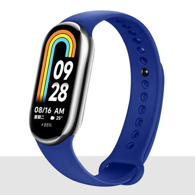 Strap For Mi band 8 xiaomi 8 NFC Bracelet Sport Belt Silicone Replacement Smartwatch Bracelet Watchband Xiaomi Mi Band 8 Strap