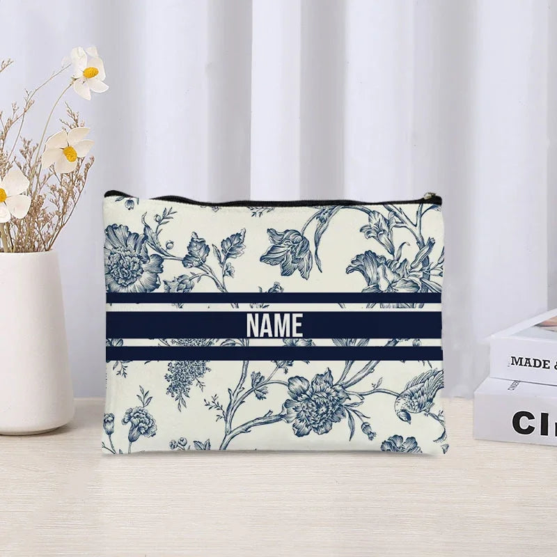 Custom Cosmetic Bag Trendy Women Handbag Luxury Wedding Bridesmaid Gift Name Purse Brand Side Bag for Ladies Travel Toilet Pouch