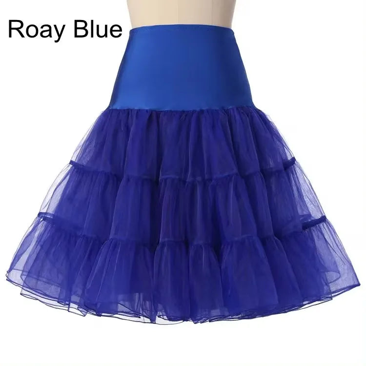 Fast Shipping Free 50s Cosplay Petticoat Rockabilly Dress Crinoline for Woman Wedding Bridal Underskirt Rockabilly Tutu