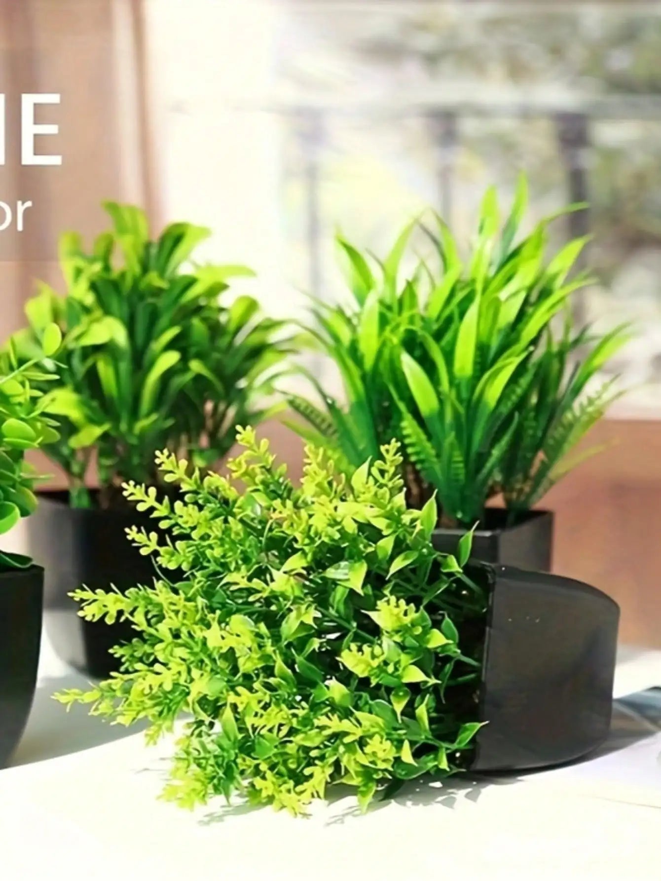 Mini Artificial Eucalyptus Potted Plant for Indoor Home Office