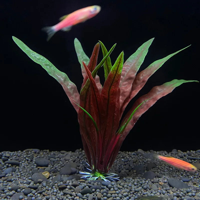 7.08 inch Fish Tank Simulation Plant Aquarium Artificial Decor Plants Ornament Water Grass Fish Bowl Plastic Decoration 18cm