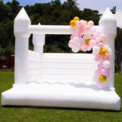 3M/4M White/Black Inflatable Castle Bounce House Jumping bed Trampoline Birthday party Wedding Event Rental Kids toy