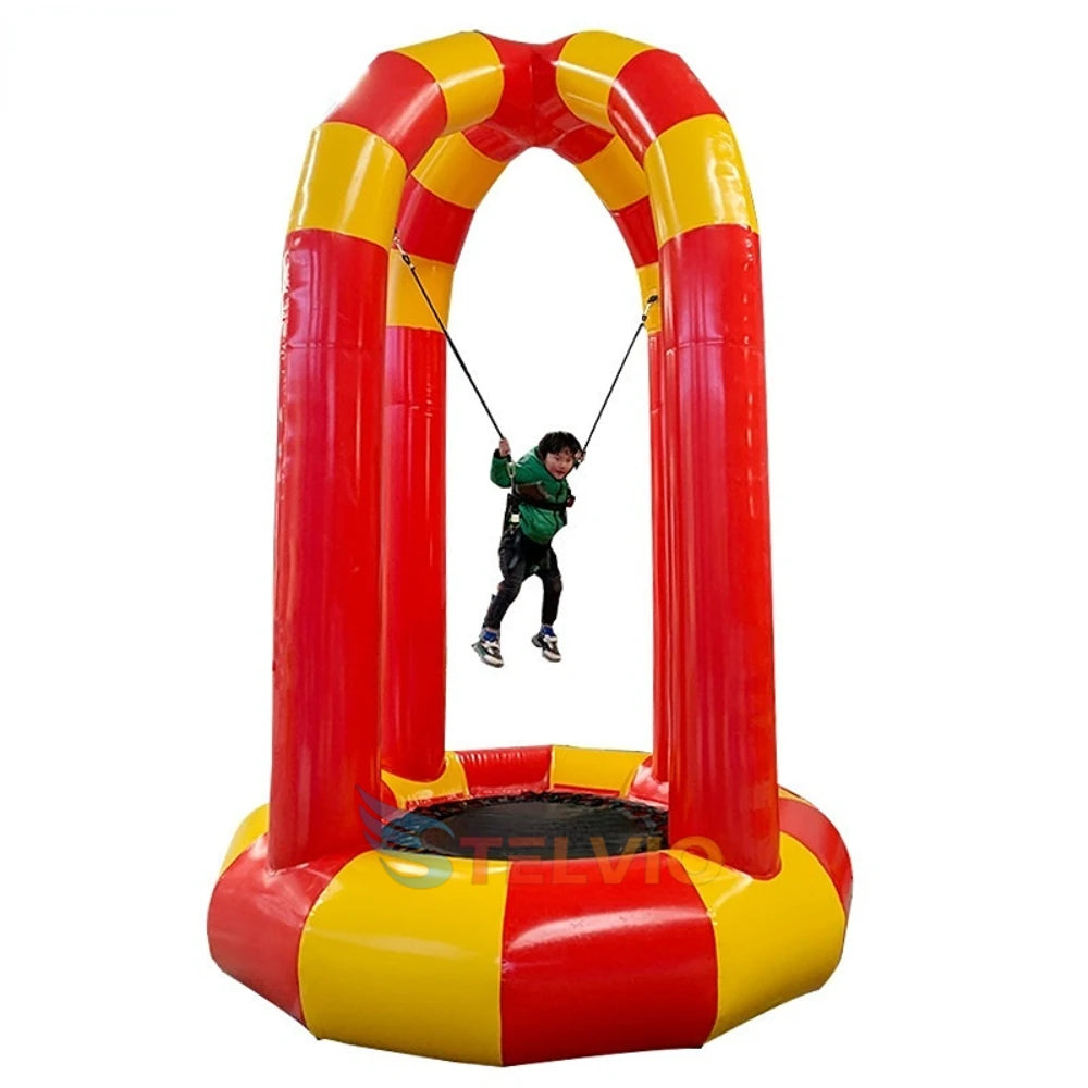 Outdoor children's bungee inflatable children's bungee single bungee inflatable trampoline outdoor sport games