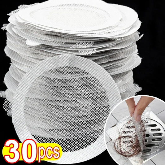 Disposable Anti-blocking Filter Floor Drain Sticker Mesh Hair Catcher Stopper Shower Drain Cover Kitchen Bathroom Sink Blocker