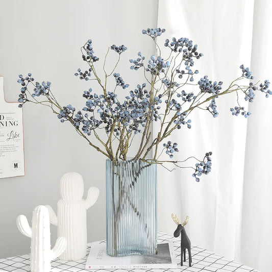 Artificial Withered Branches Berry Flower Flores Artificiales Home Nordic Decor Wedding Party Room decoration