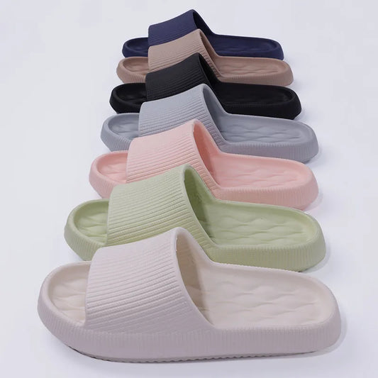 Thick Platform Eva Cloud Slipper Women 2024 Summer Lightweight Woman Beach Slippers Non Slip Bathroom Home Slipper Outdoor Slide