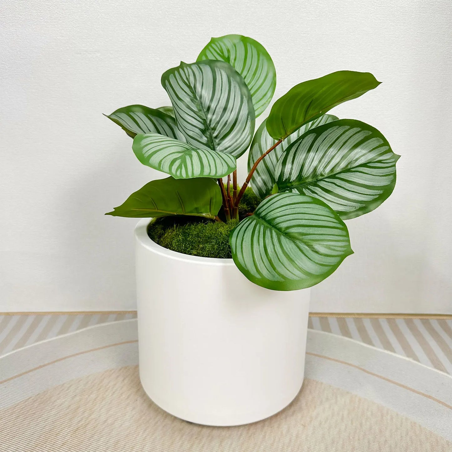 Plant Pot Home for Decoration White Imitation Ceramic Plastic Flower Pot Plants Nordic Wedding Decorative Dining Table Bedroom