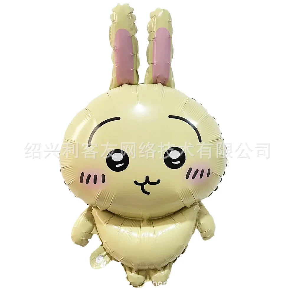 Large Cartoon Balloon Chiikawa Hachiware Usagi Balloons Kids Anime Toy Bedroom Decoration Photo Prop Girl Birthday Gift