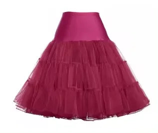 Fast Shipping Free 50s Cosplay Petticoat Rockabilly Dress Crinoline for Woman Wedding Bridal Underskirt Rockabilly Tutu