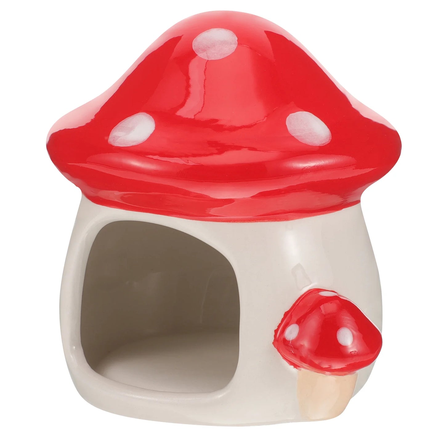 Mushroom House Hamster Ceramic Nest Pet Cooling Sleeping Dwarf Ceramics Animals