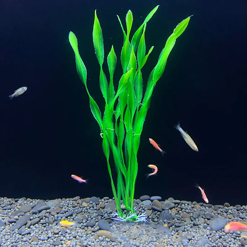 7.08 inch Fish Tank Simulation Plant Aquarium Artificial Decor Plants Ornament Water Grass Fish Bowl Plastic Decoration 18cm