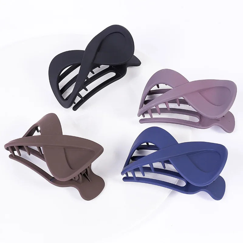 Women Large Hair Clamp Hair Clip Seamless Plastic Duckbill Claw for Women Girls Simple Hairpins Styling Tools Hair Accessories