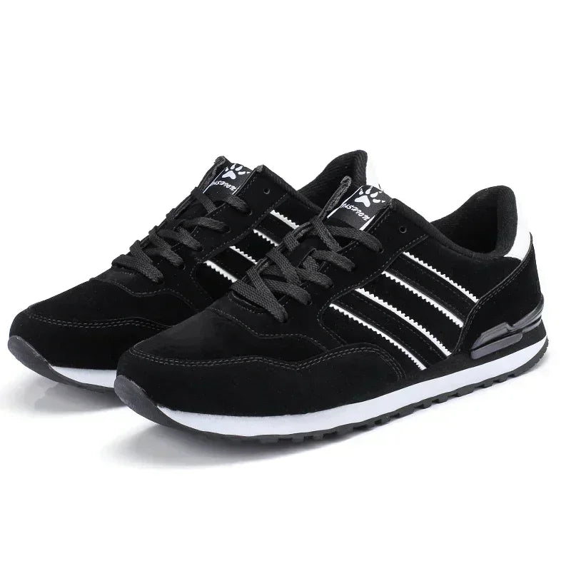 Breathable Sneakers Men Sport Running Shoes Women Light Athletic Shoes Leather Men Casual Flats Trail Walking Shoe Plus Size 45